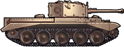 Sideview of Cromwell (HV75)